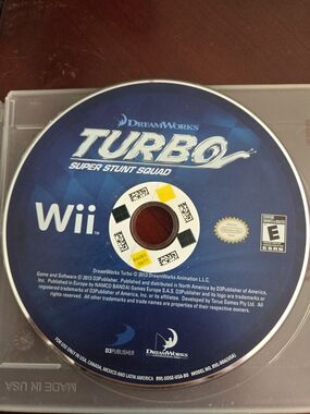 DreamWorks Turbo: Super Stunt Squad Wii Disc - Blue